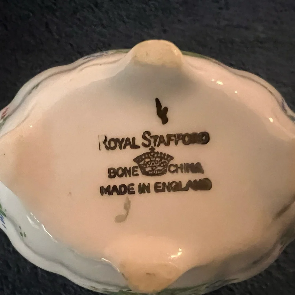 Vintage Royal Stanford Creamer And Sugar Fine Bone‎ China Made In England.